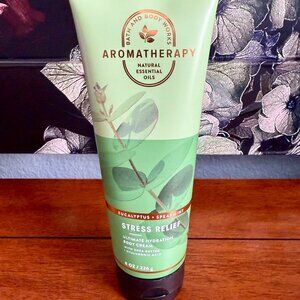 2 for$30 SALE NEW BBW Aromatherapy Eucalyptus+Spearmint Stress Relief Body Cream